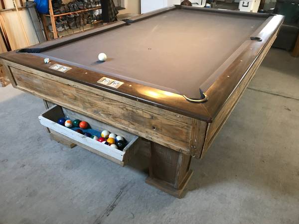 brunswick pool tables with ball return