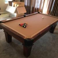 A.E. Schmidt 98" x 53" Slate Top Pool Table