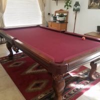 Connelly Billiards Table Red Felt