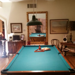 8 ft. Brunswick Pool Table made by August Jungblunt Co.